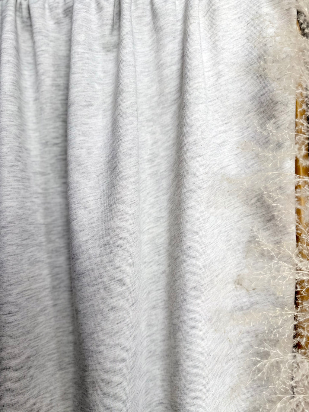 (FRENCH TERRY) LIGHT HEATHER GRAY