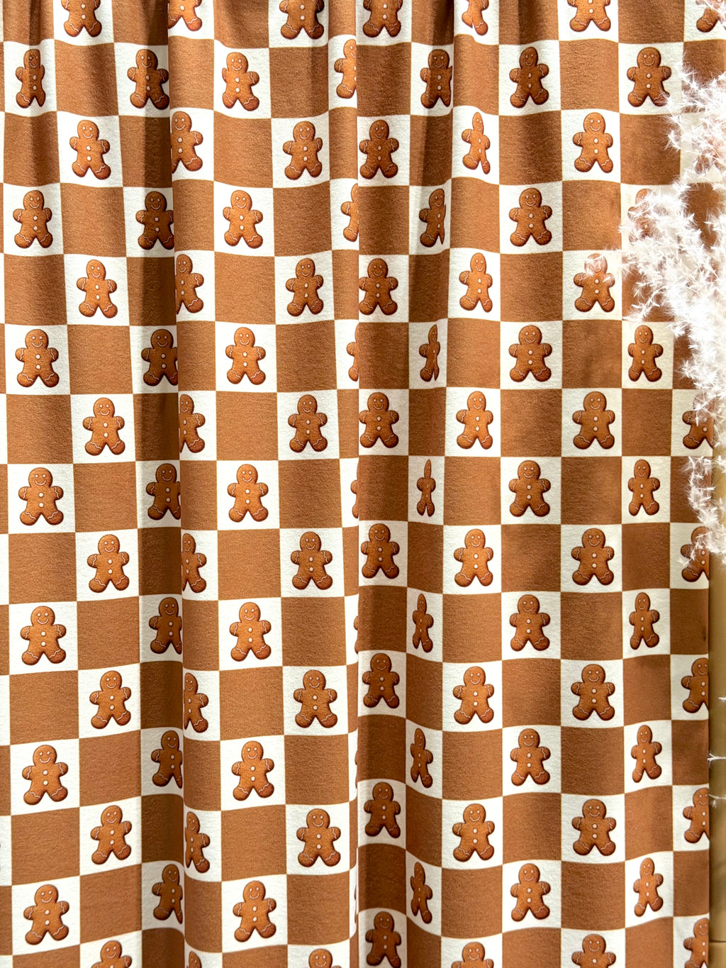 (CORDUROY BRUSHED) GINGERBREAD CHECKMATE