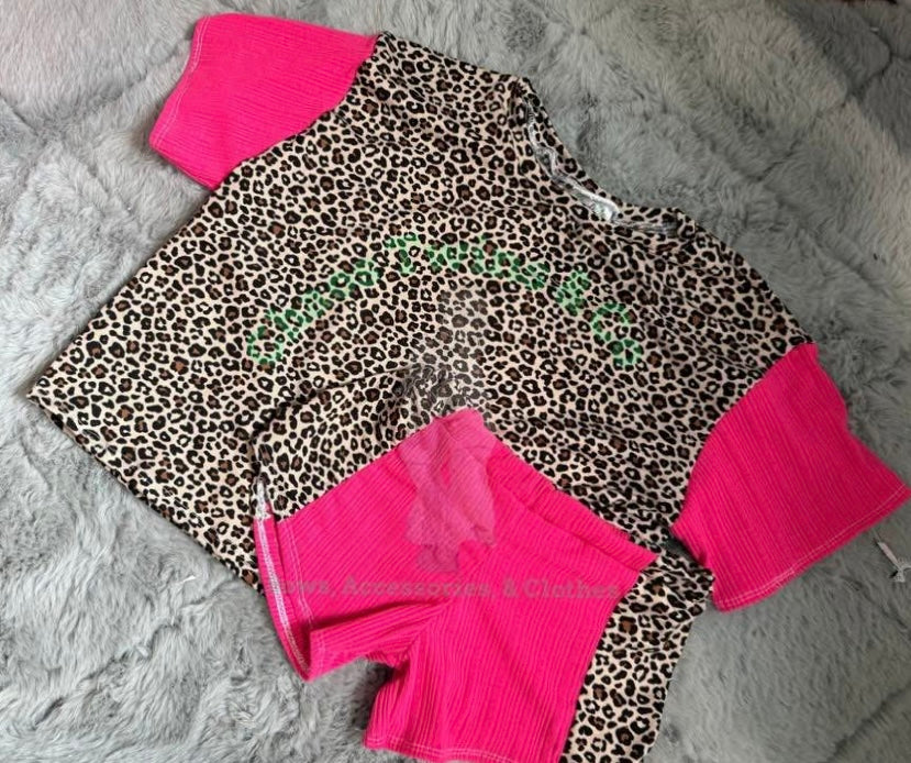 (PORTIA RIB) POP HOT PINK