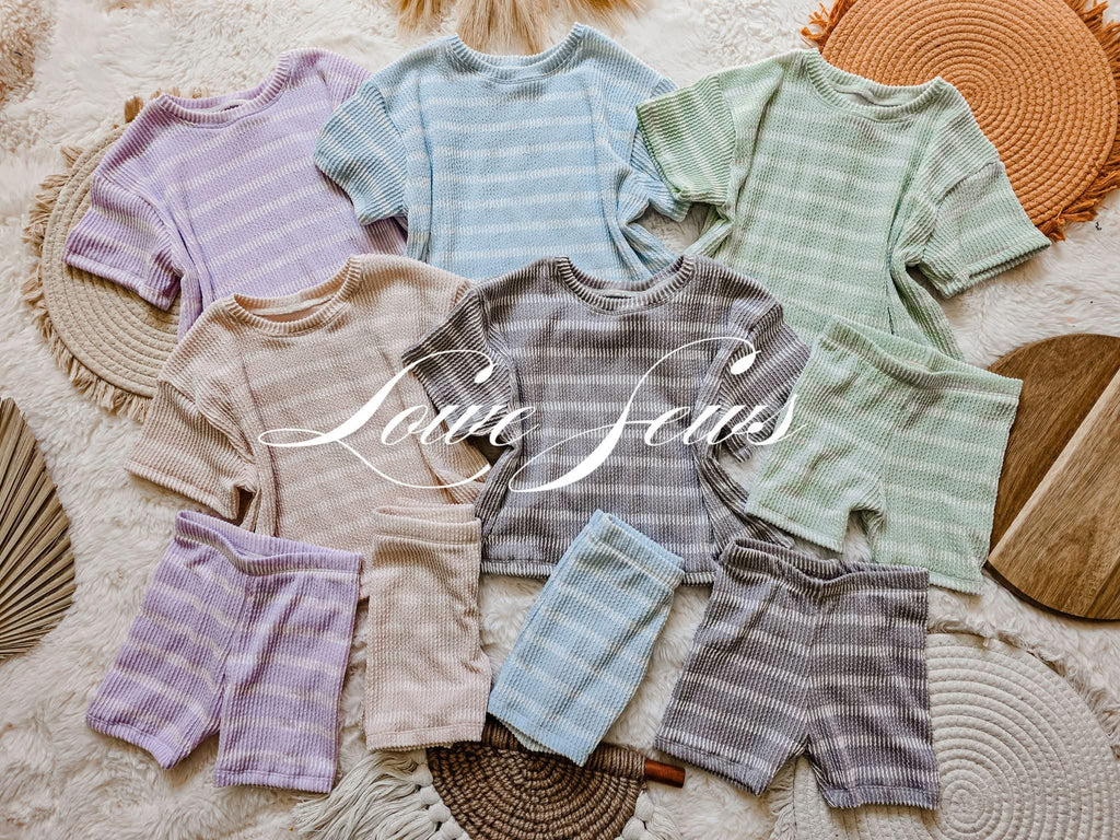 (URBAN RIB) STRIPES ON BABY BLUE