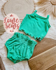 (PORTIA RIB) TIFFANY GREEN
