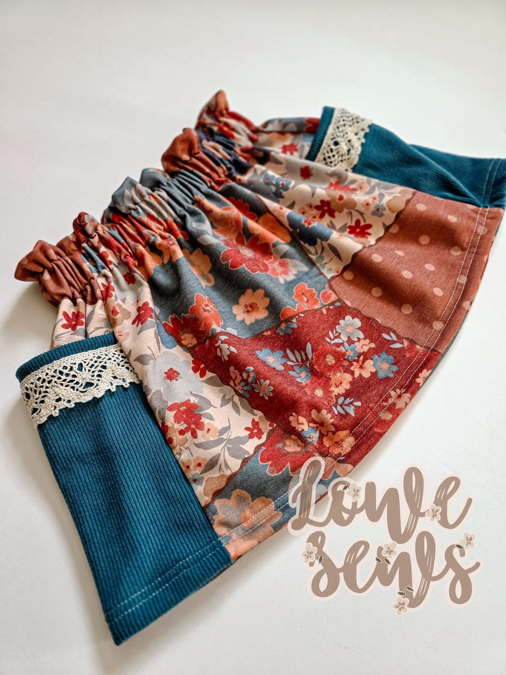 (FRENCH TERRY) AUTUMN PATCHWORK