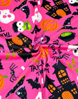 (YUMMY RIB) TRICK OR TREAT AND PUMPKINS ON PINK