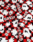 (YUMMY RIB) GHOST ON RED AND BLACK CHECKERED PRINT