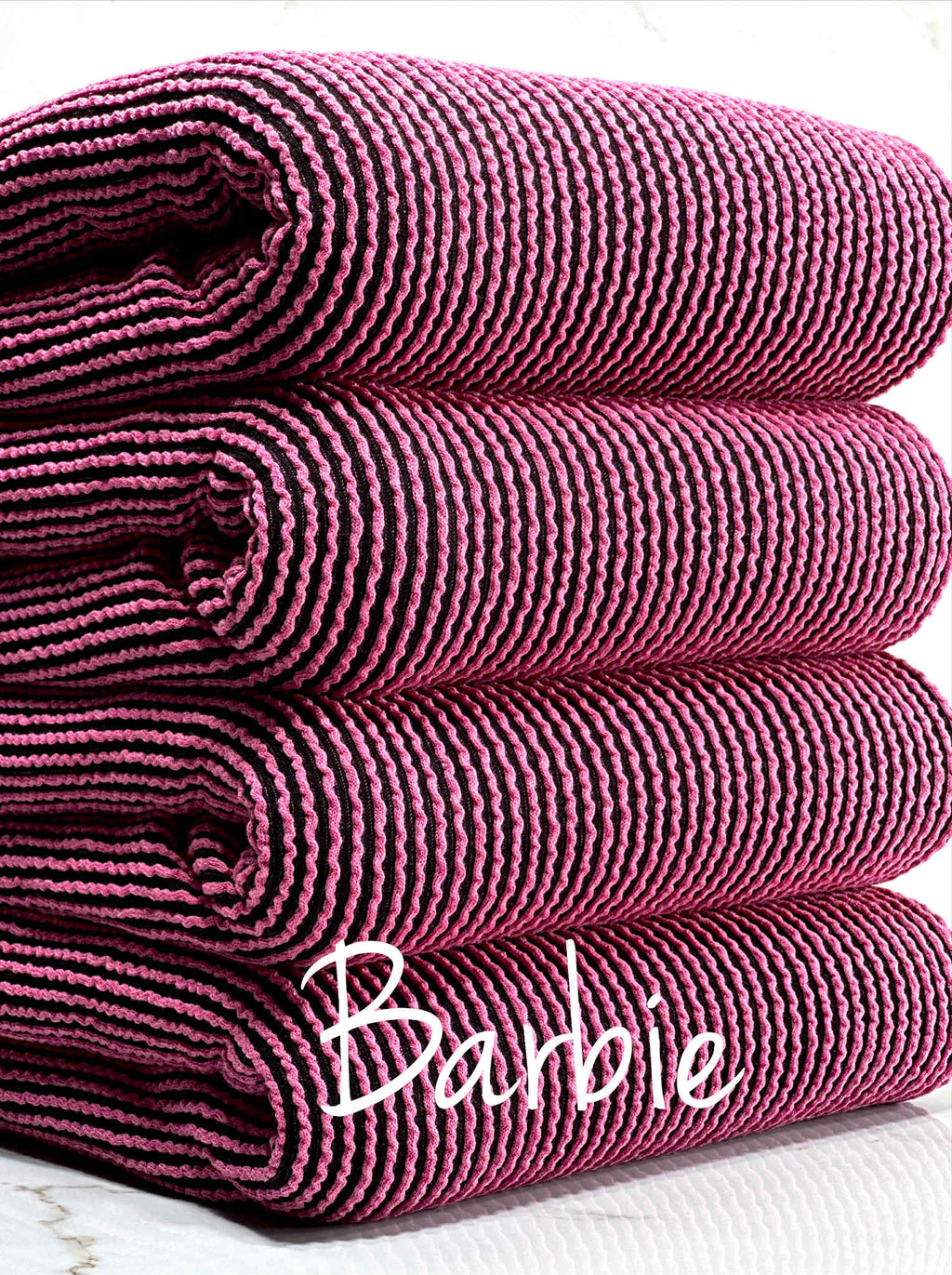 (2-TONE URBAN) BARBIE PINK ON BLACK