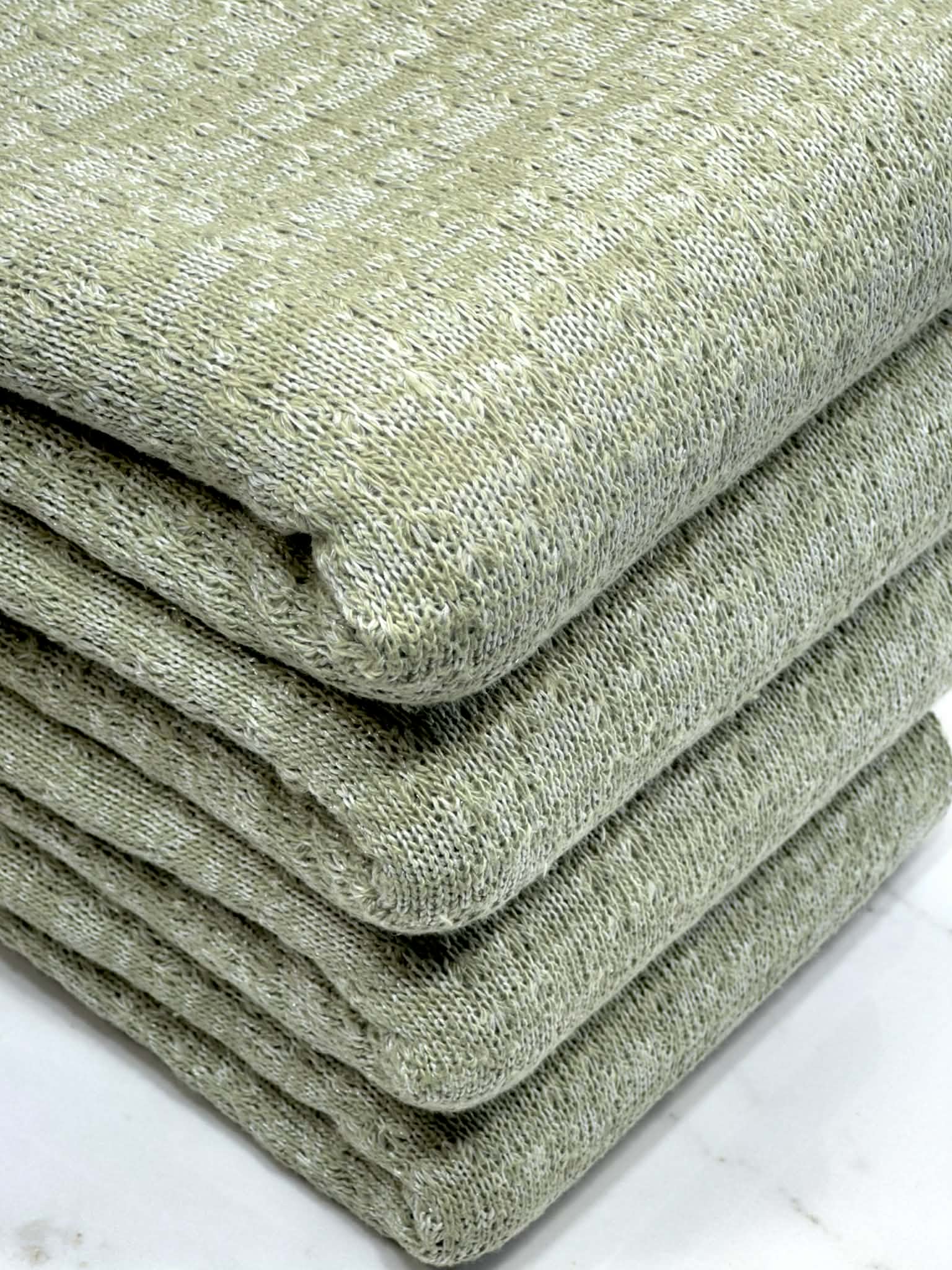 (KNIT) VINTAGE GREEN AND SILVER (3)