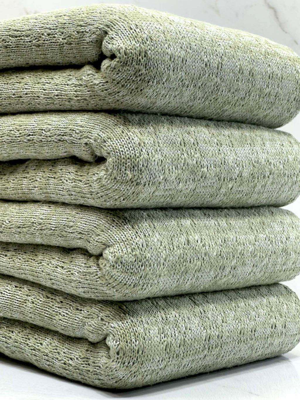 (KNIT) VINTAGE GREEN AND SILVER (1)
