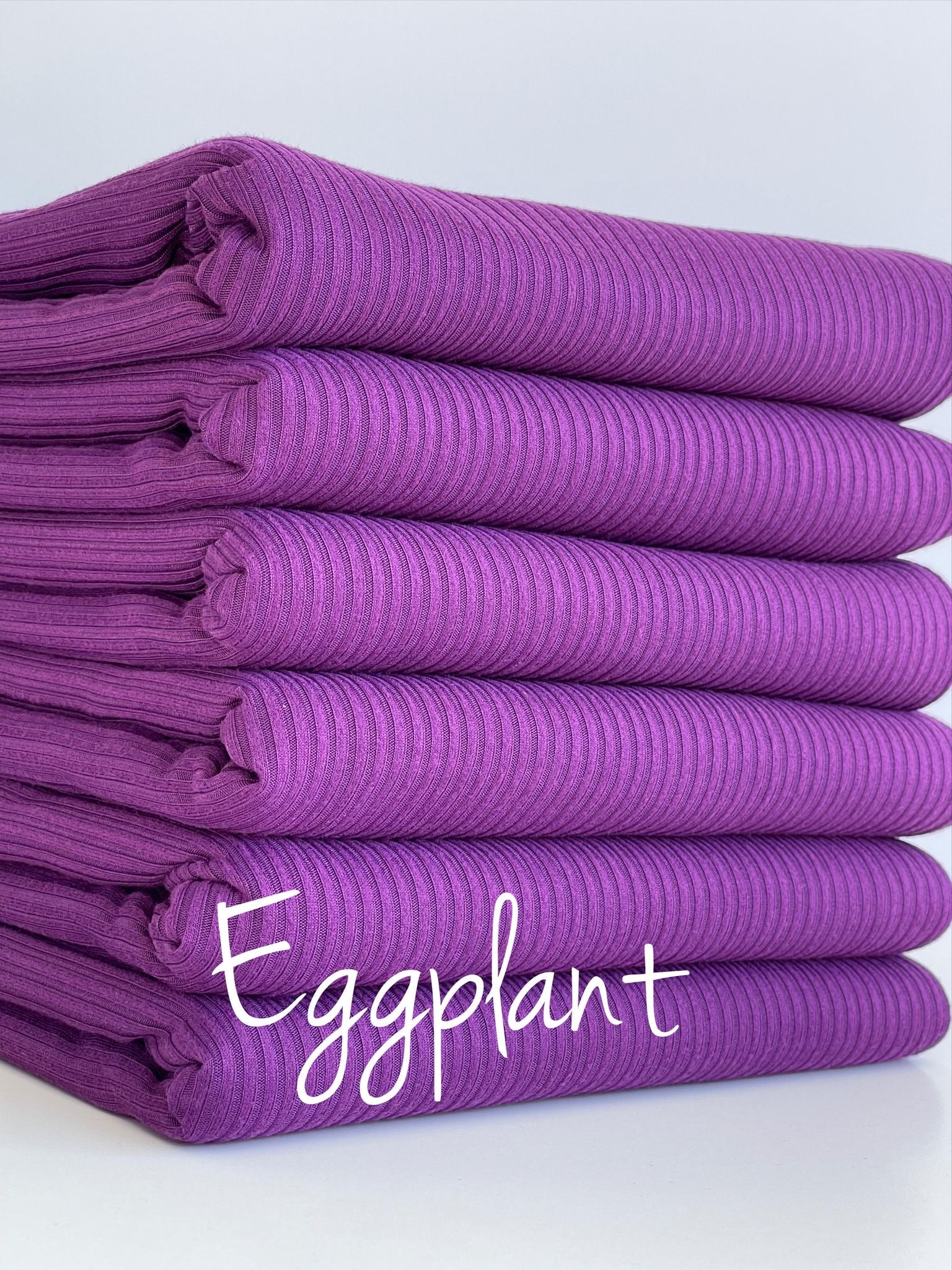 z.(4X2 RIB) EGGPLANT