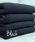 (WAFFLE BRUSHED) BLACK