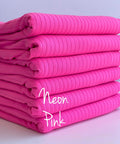 z.(8X2 RIB) NEON PINK