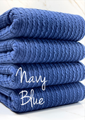 (GOLDEN RIB KNIT) NAVY BLUE