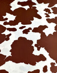 (DBP) BROWN COW PRINT ON OFF WHITE