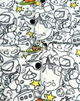 (DBP) ASTRONAUTS COLORING FABRIC