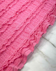 (JACQUARD RUFFLE LACE) PINK