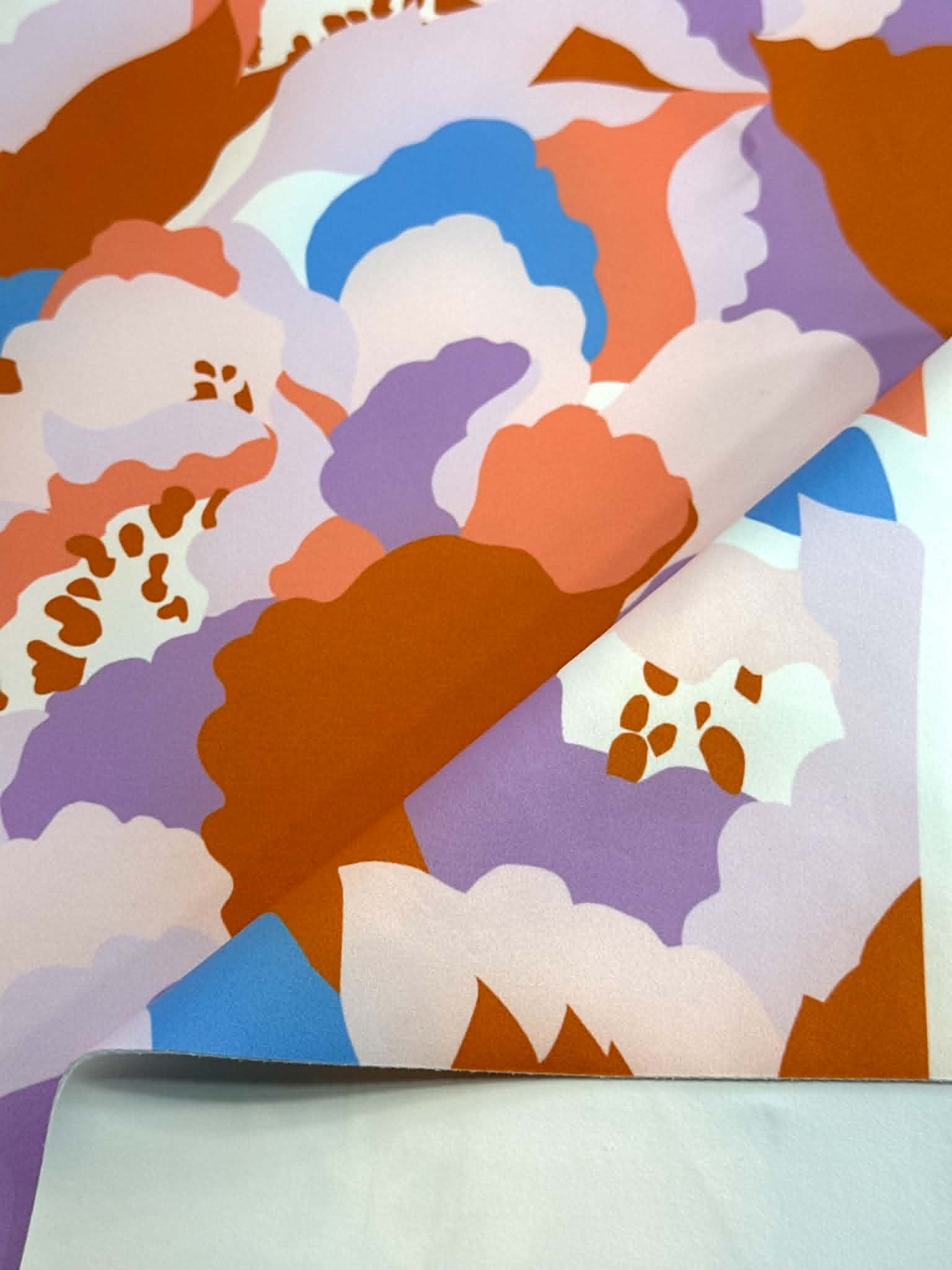 (SWIM) CORAL AND LAVENDER BLOOM