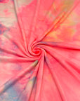 (DBP) PINK, BLUE AND ORANGE TIE DYE