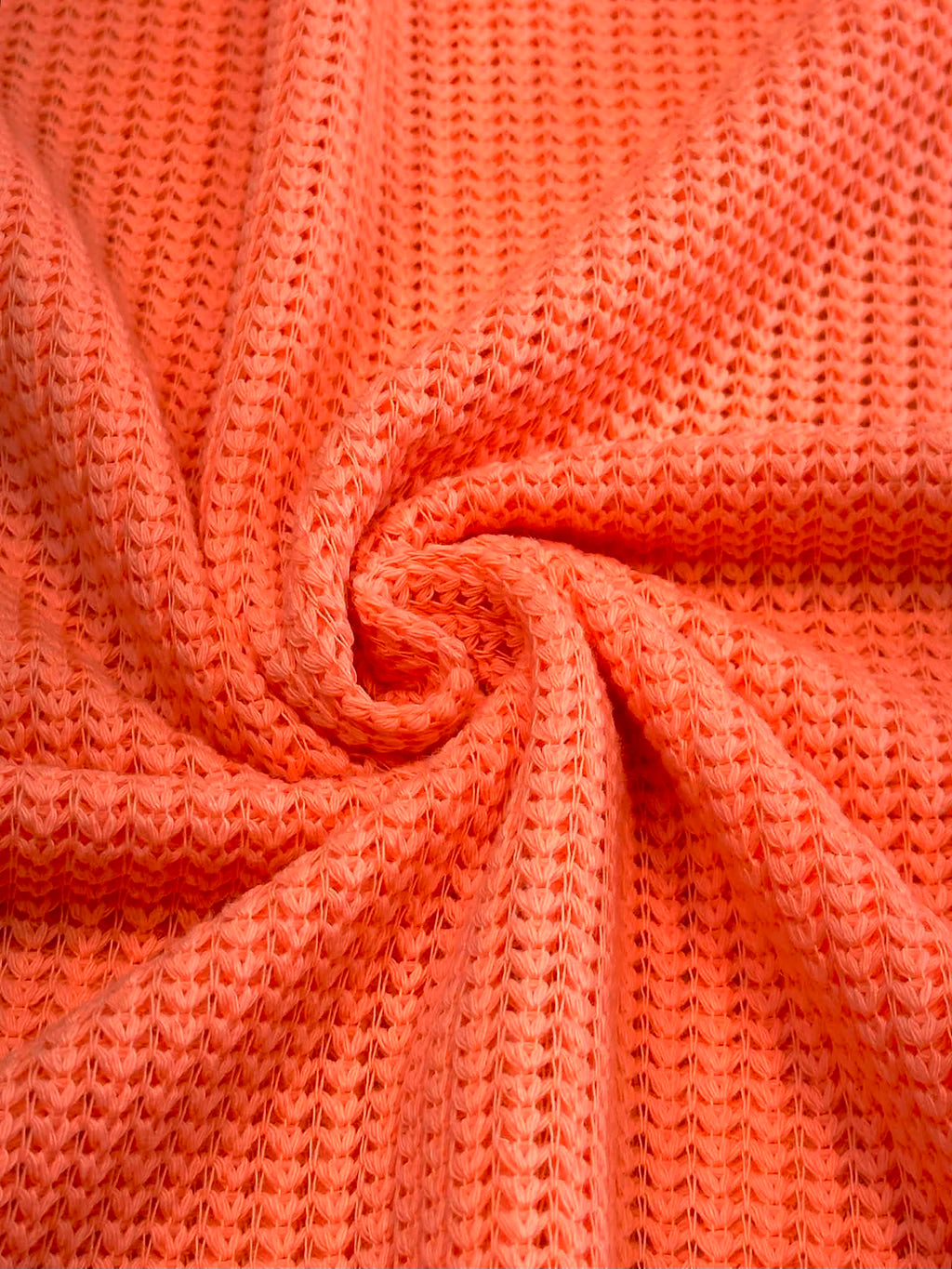 (KNITTED SWEATER) NEON PEACH