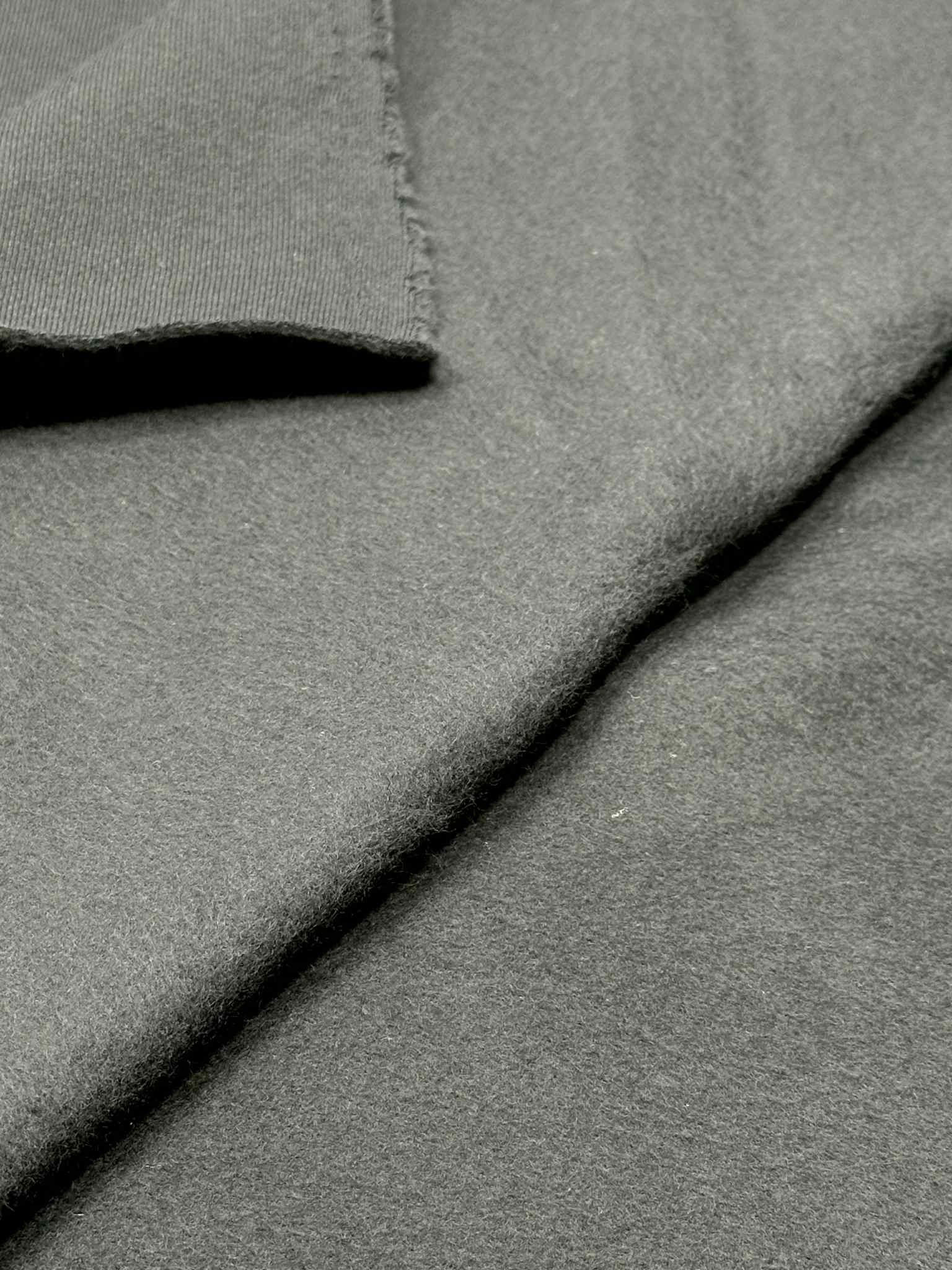 (FRENCH TERRY FLEECE) BLACK