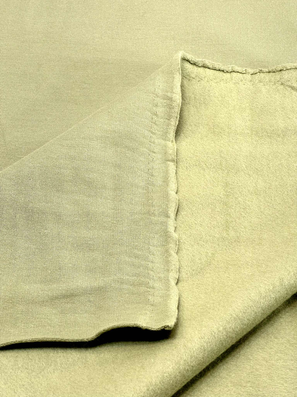 (COTTON SPANDEX FRENCH TERRY) LIGHT OLIVE