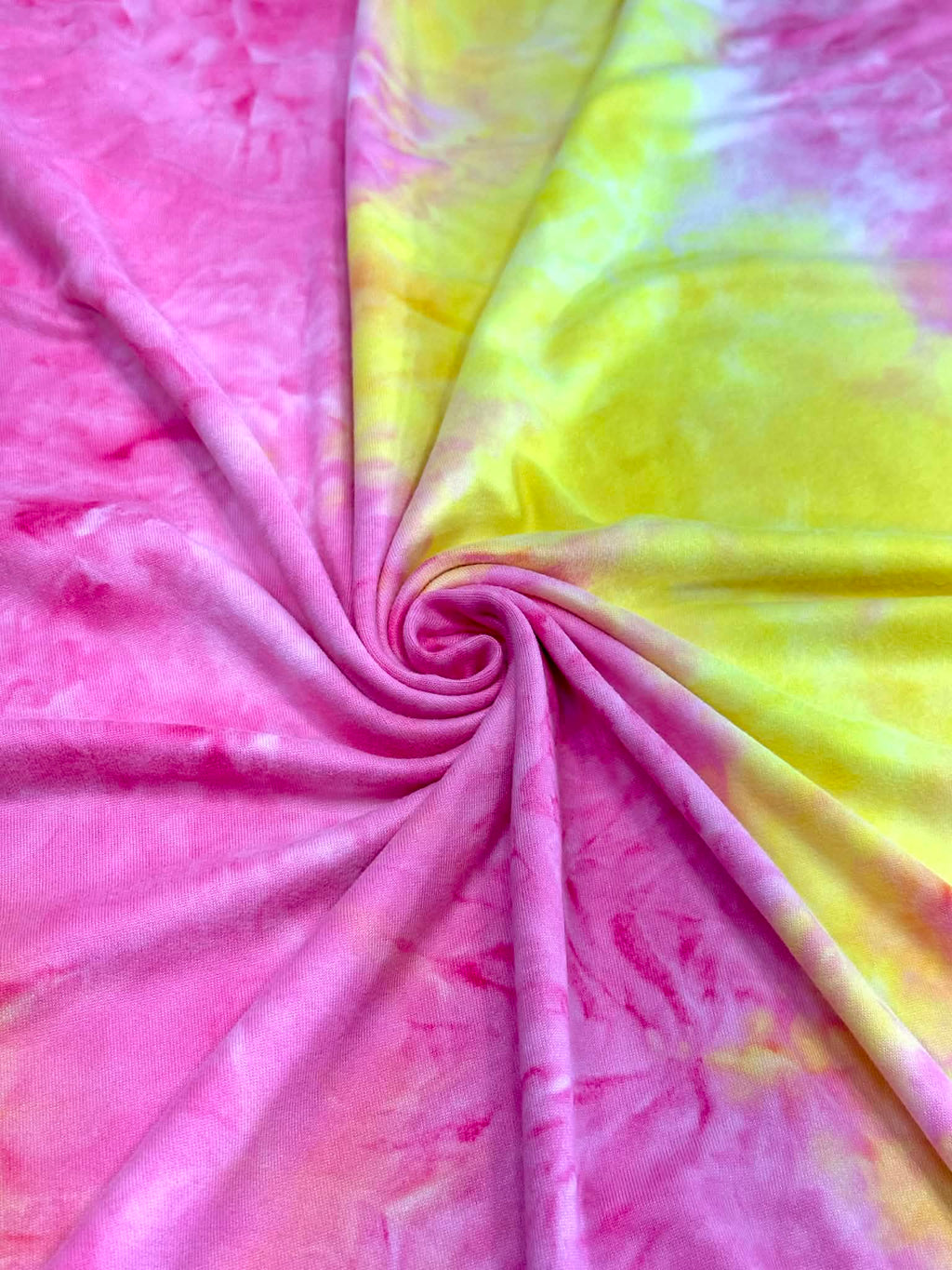 (DBP) PINK AND YELLOW TIE DYE
