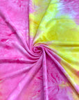 (DBP) PINK AND YELLOW TIE DYE
