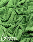 (SHIMMER PLEATED) GREEN