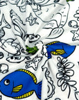 (DBP) MERMAID COLORING FABRIC