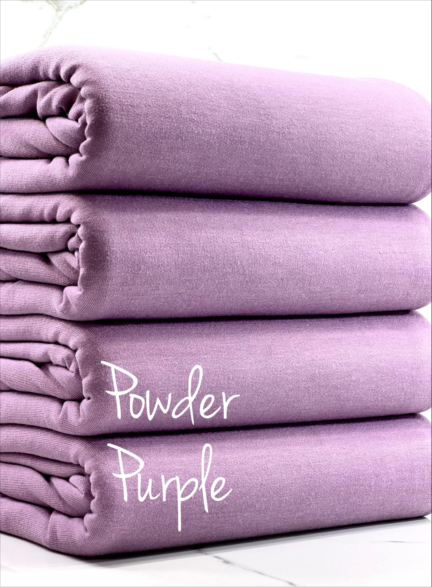 (FRENCH TERRY) POWDER PURPLE