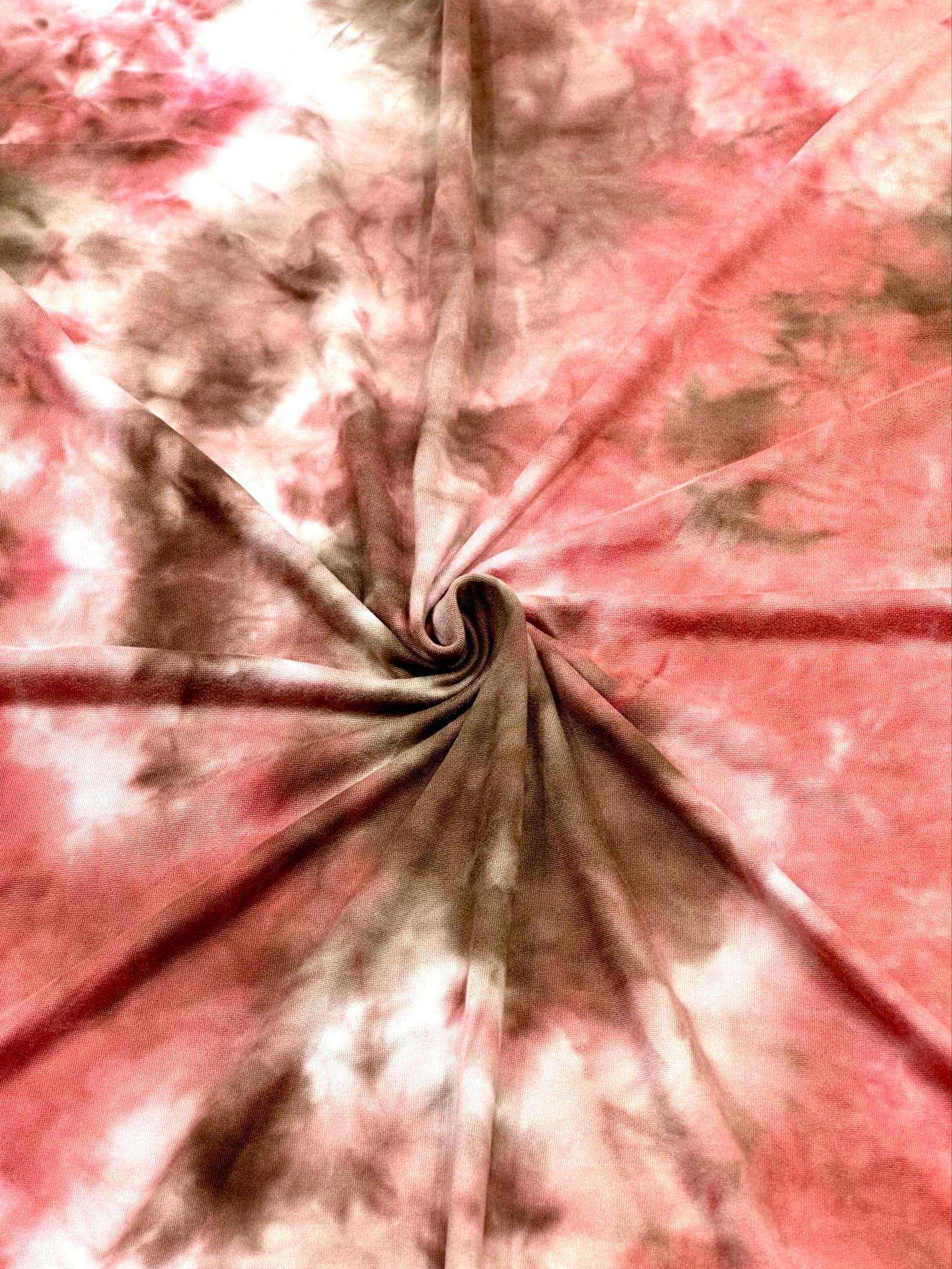(DBP) COPPER AND BROWN TIE DYE