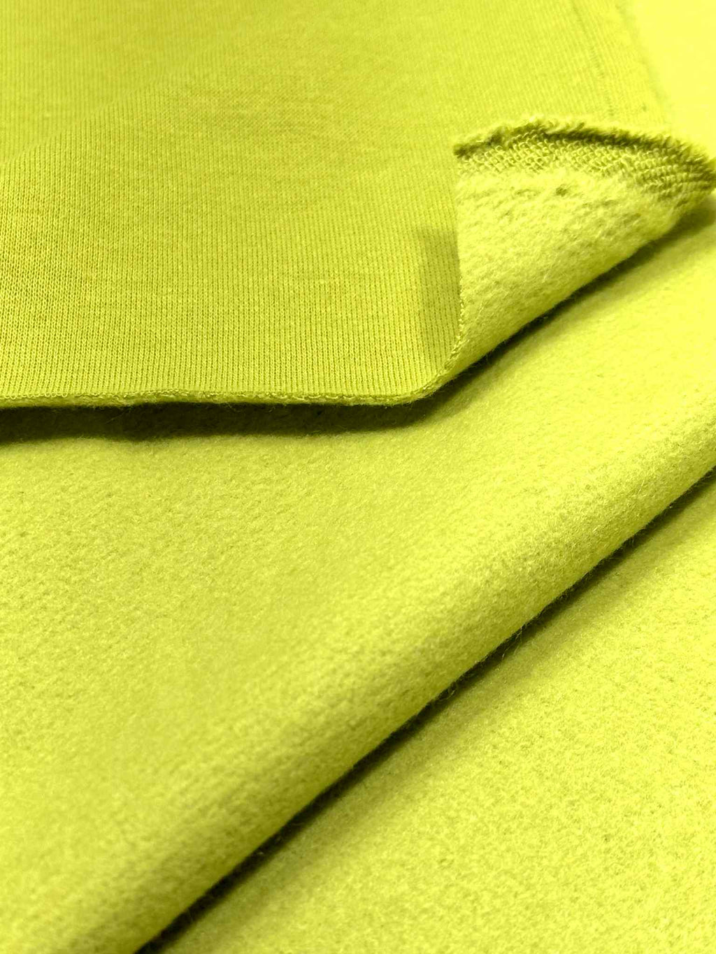(FRENCH TERRY FLEECE) LIME GREEN