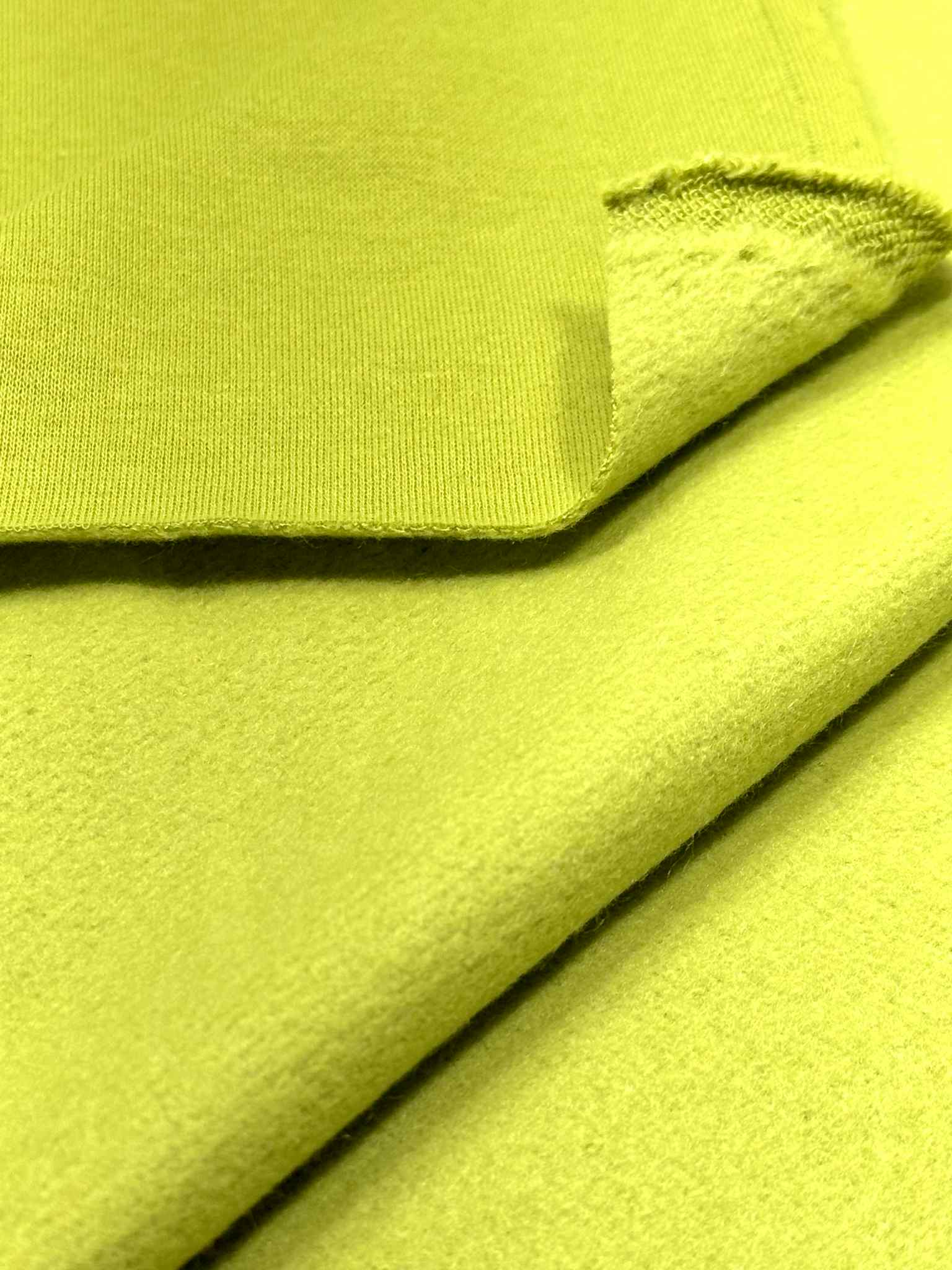 (FRENCH TERRY FLEECE) LIME GREEN