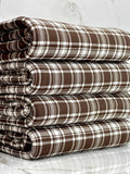 (DBP) BROWN AND OFF WHITE PLAID