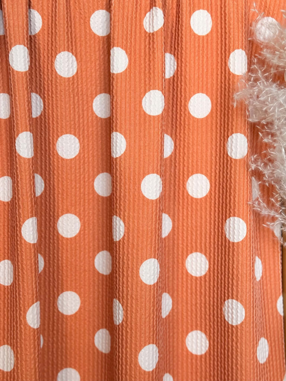 (URBAN RIB) POLKA DOTS ON RUST