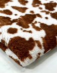 (SHERPA) BROWN COW PRINT ON OFF WHITE