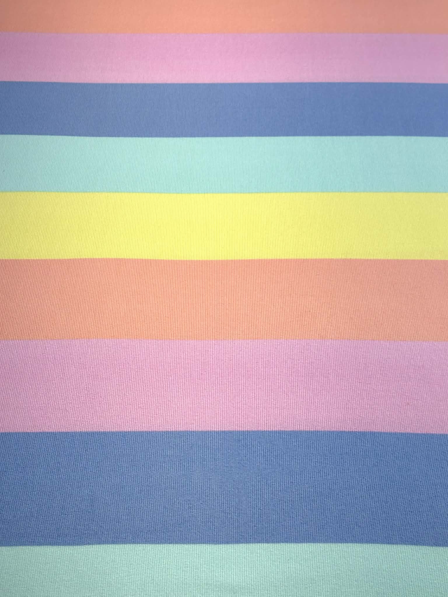 (OAKLEY) YELLOW, PEACH, PINK, BLUE AND AQUA STRIPES
