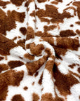 (SHERPA) BROWN COW PRINT ON OFF WHITE