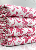 (THERMAL) PINK BOWS ON OFF WHITE(2)