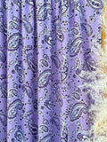 (4X2 YUMMY RIB) LAVENDER PAISLEY