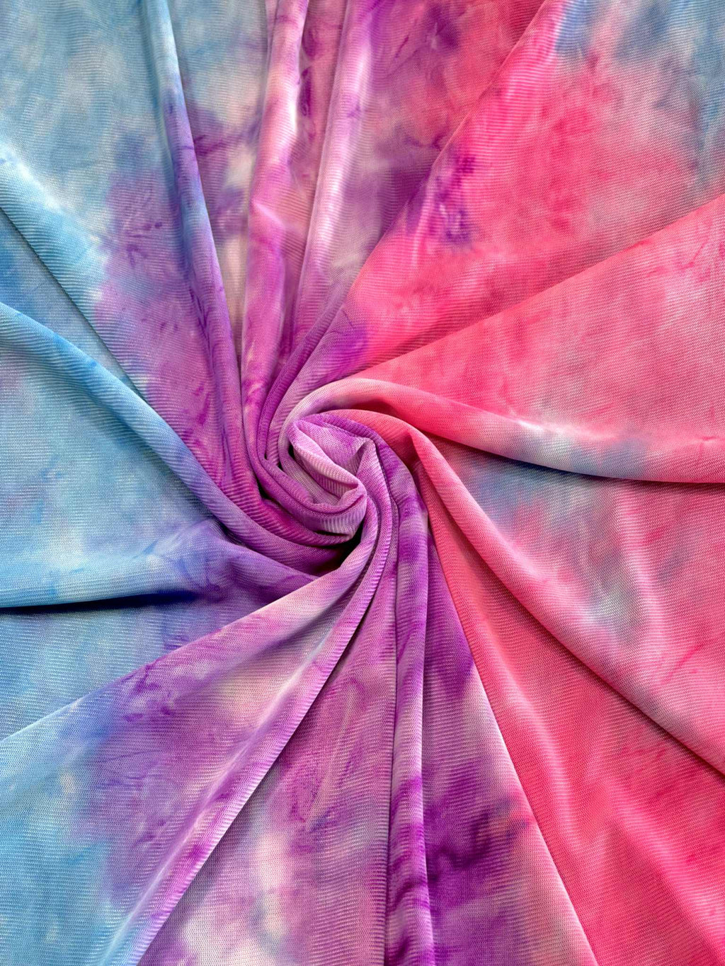 (MESH) HOT PINK, OCEAN, AND PURPLE TIE DYE