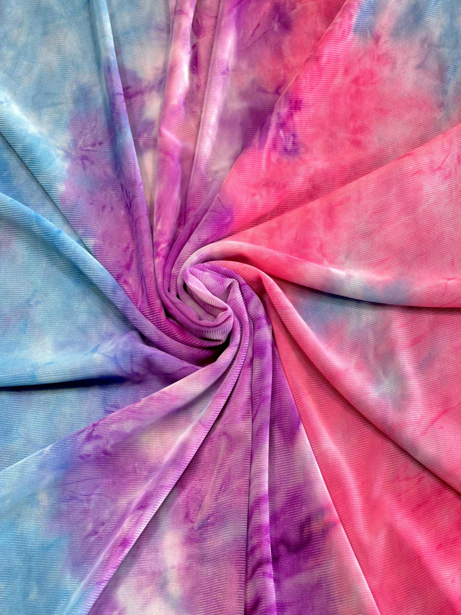 (MESH) HOT PINK, OCEAN, AND PURPLE TIE DYE