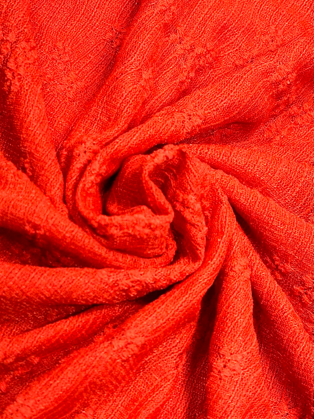 (LACE) 3D RED FLOWER PATTERN