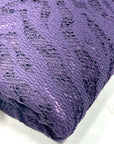 (LACE) DARK PURPLE ZEBRA