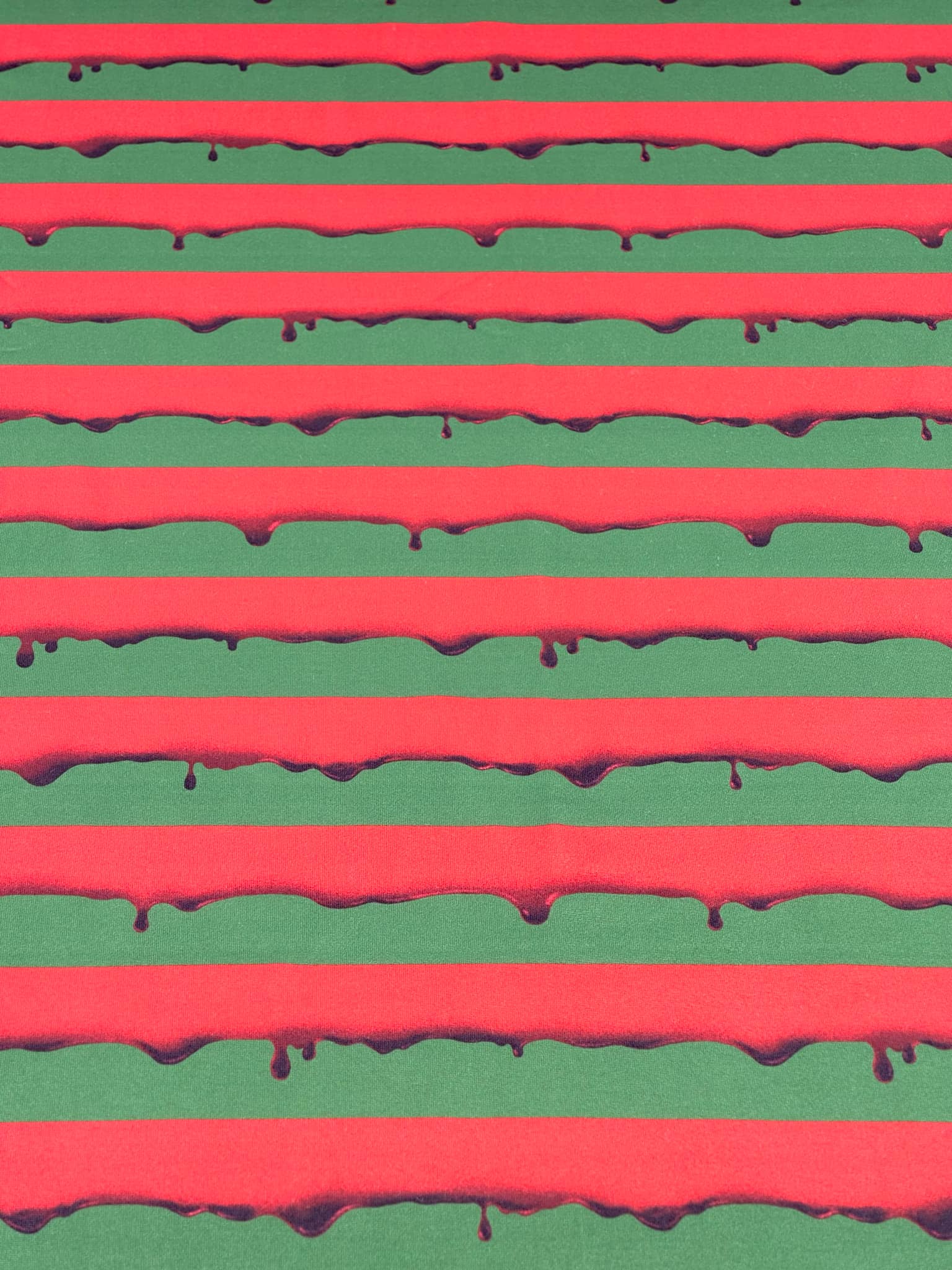 (DBP) DRIPPING RED BLOOD ON DARK OLIVE
