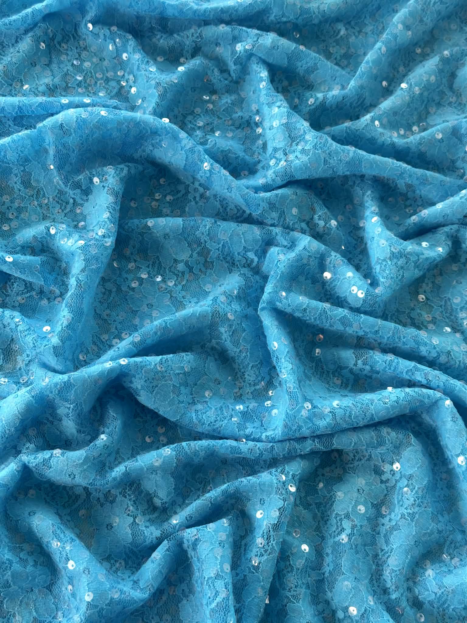 ( LACE SEQUIN) BLUE