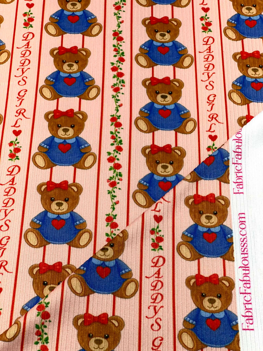 (4X2 YUMMY RIB) DADDYS GIRL TEDDY BEARS
