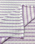 (GUAPO STRIPE) LAVENDER STRIPES ON OFF WHITE