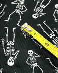 (4X2 RIB) SKELETONS ON BLACK