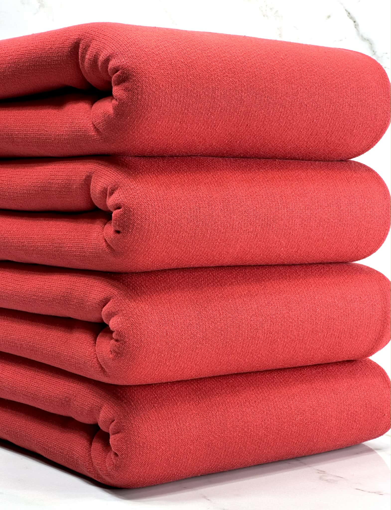 (FRENCH TERRY BRUSHED) RED