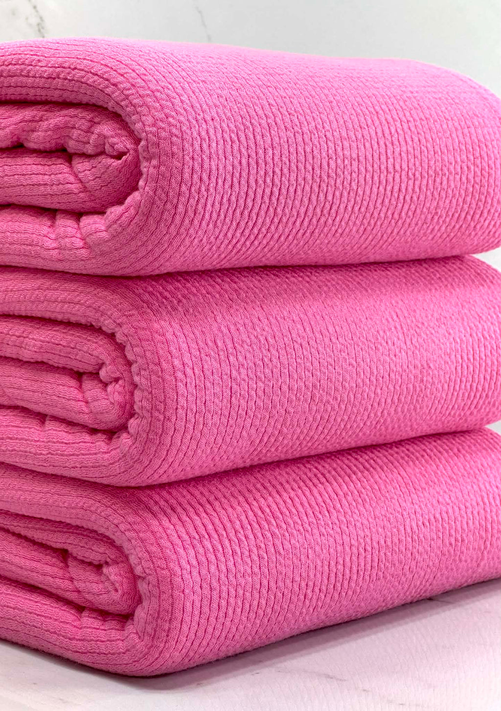 (RAYON SPANDEX RIB) PINK