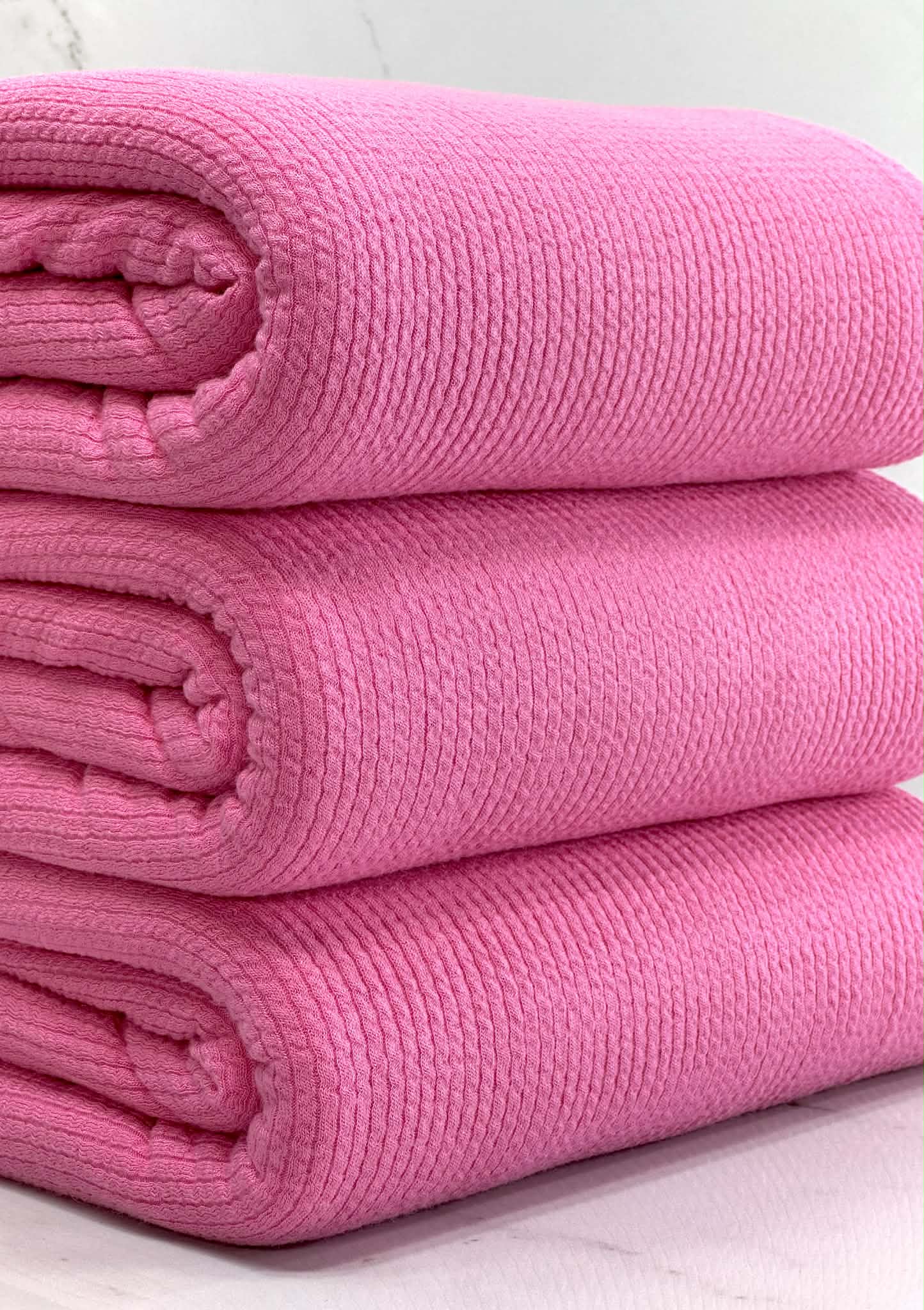 (RAYON SPANDEX RIB) PINK